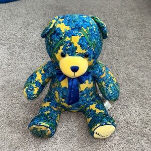 Build A Bear Van Gogh Museum Amsterdam Irises Bear Plush NWT